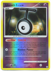 Unown T - 67/123 - Uncommon - Reverse Holo